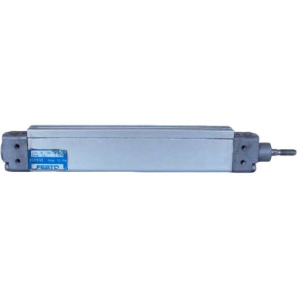atuador plano antigiro, diâmetro 16mm, curso 125mm, dupla ação, amortecimento pneumático regulável de fim de curso, detecção de posição