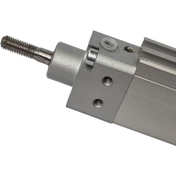 atuador plano antigiro, diâmetro 16mm, curso 100mm, dupla ação, amortecimento pneumático regulável de fim de curso, detecção de posição