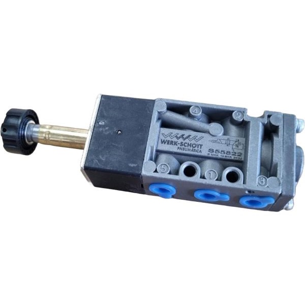 válvula conexão rosca 1/8, válvula para fluxos intermediários. O solenóide pode ser comprado à parte.