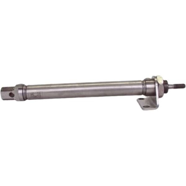 cilindro de aço inoxidável, diâmetro 16mm, curso 100mm, amortecimento elástico nas posições finais de curso, detecção de posição