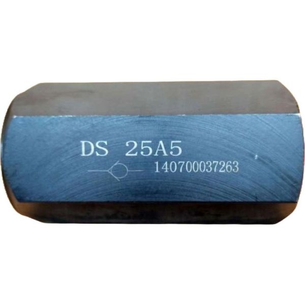 tamanho 25, conexão G1.1/4, vazão 300l/min, pressão máxima de trabalho 31,5Mpa, comprimento 120mm, instalação na linha rosqueada, meio óleo filtrado, corpo aço, pressão de ruptura 0,5MPa