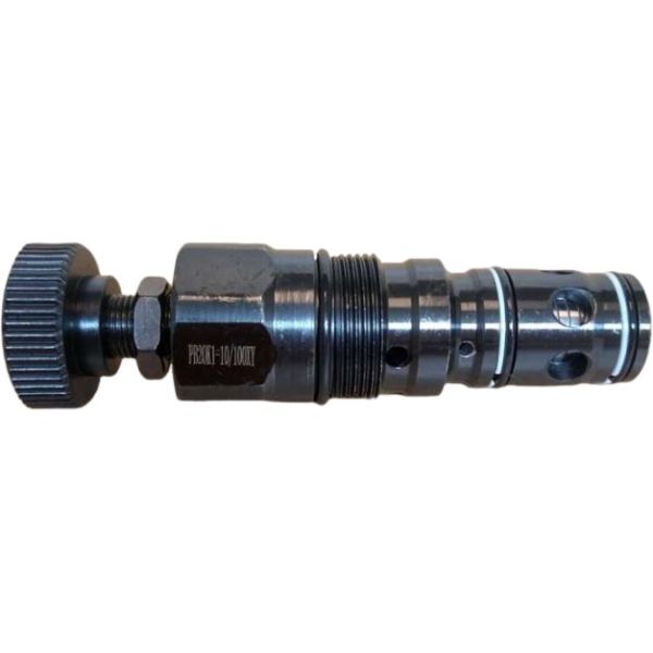 tamanho 20, pressão 10MPa, vazão 400L/min, temperatura -20~70oC, vedações NBR, piloto externo / dreno externo (XY)