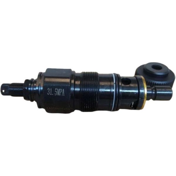 válvula de  cartucho, tamanho 10, conexão G1/2, vazão máxima 80l/min, intervalo de pressão 31,5MPa, meio óleo filtrado, temperatura do fluido -20...70oC, corpo aço, vedações NBR