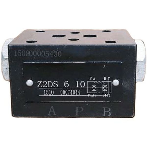 tamanho 6, vazão 200 l/min, pressão de trabalho 31,5MPa, fluido óleo filtrado, temperatura do fluido -30...80oC, corpo com tratamento de superfície, vedações NBR