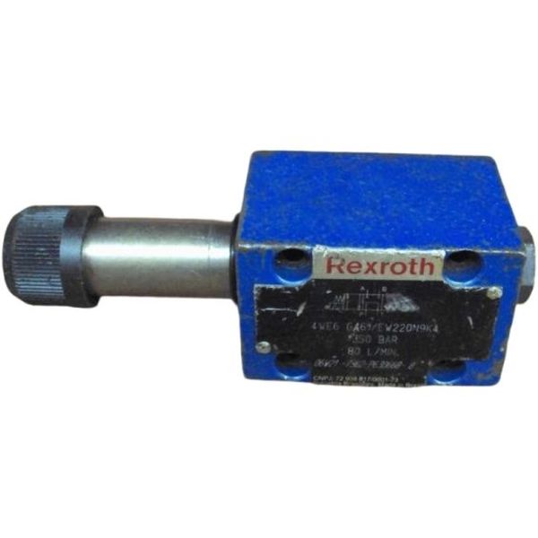 pressão máxima 350bar, 4 conexões úteis, tamanho 6, centro GA,  Série 6X, 220V, com acionamento de emergência coberto, sem conector