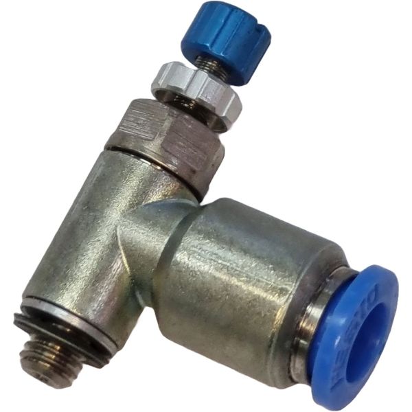 rosca macho M5, conexão QS-6, pressão 2~10bar,  temperatura -10~60°C, vedações NBR