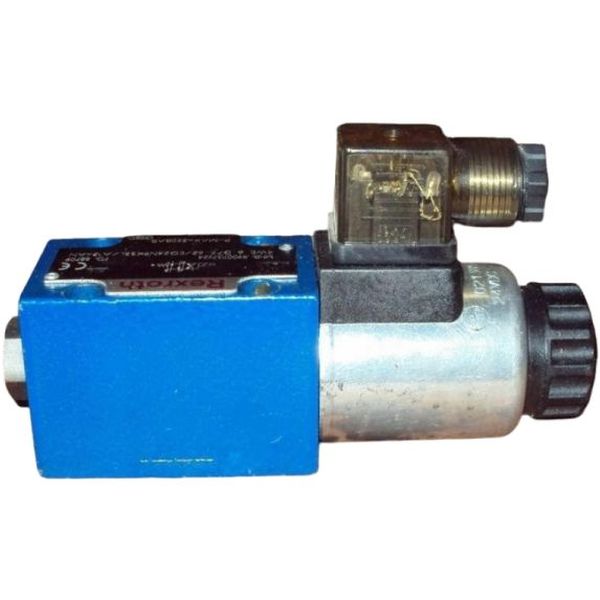 pressão máxima 350bar, 4 conexões úteis, tamanho 6, centro D, 24V, com emergência manual coberta