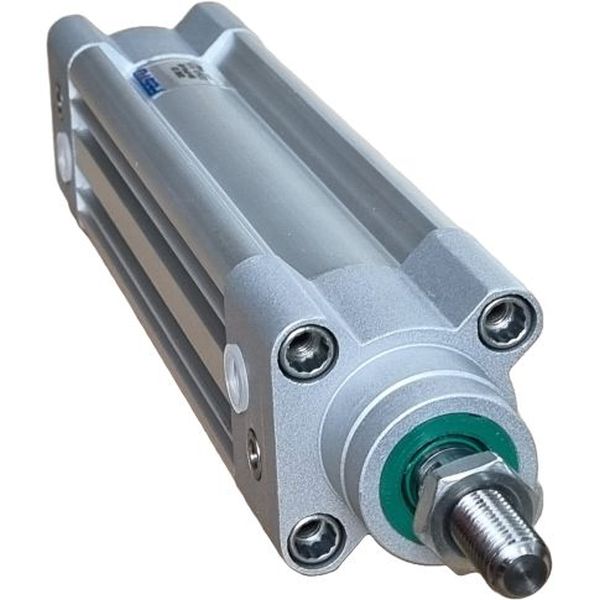 diâmetro 32mm, curso 100mm, dupla ação, amortecimento pneumático regulável de fim de curso, detecção de posição