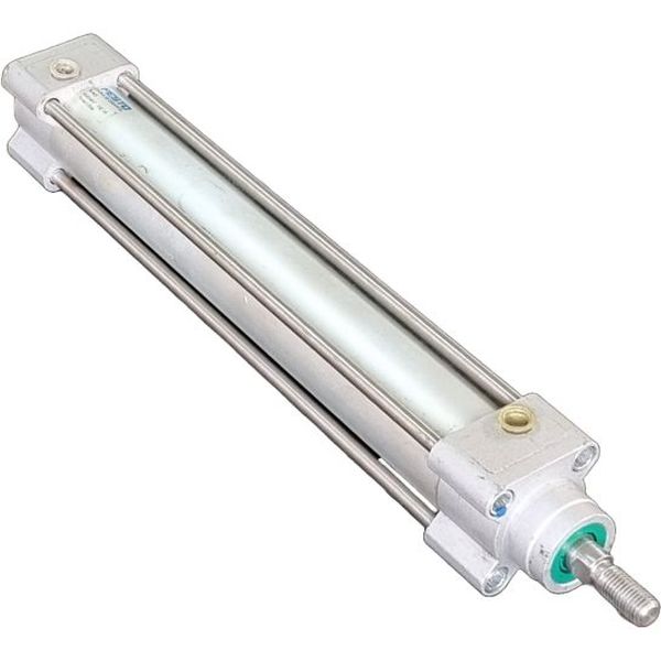diâmetro 50mm, curso 200mm, amortecimento de posição final autoajustável, detecção de posição