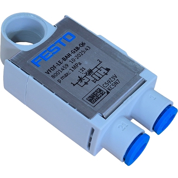 1 conexão G1/8, 1 conexão QS-6, elemento de ajuste sextavado interno, vazão 240l/min, pressão operacional 0,2...10bar.
Inclui parafuso e oringues.