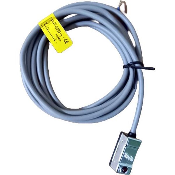 tipo Reed (R), 2 fios, cor do fio cinza, comprimento do fio 2m,  sensor com contato, tensão de operação 5-240V AD/DC