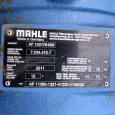 FILTRO DE AR SEMI AUTOMÁTICO MAHLE AF11360-1321-41220-4195/G3 usado