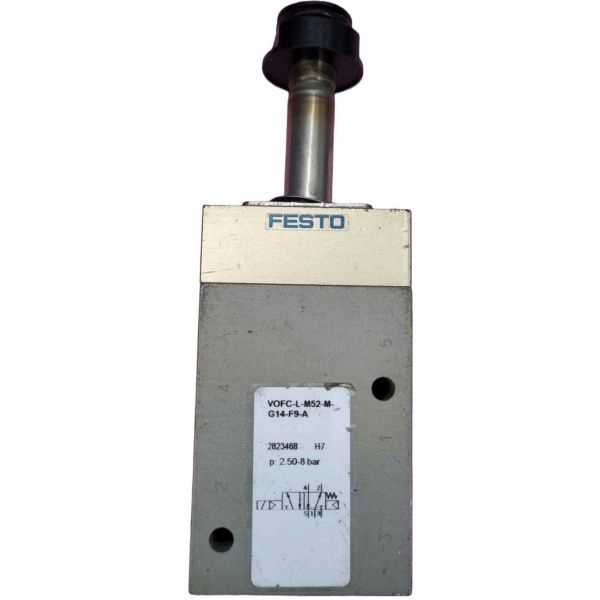 5/2 vias, conexões G1/4, acionamento elétrico, vazão 850 l/min, pressão operacional 2...8bar, meio ar comprimido, corpo alumínio, vedações NBR