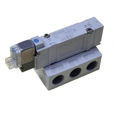 Válvula pneumática SY5140R-5LZ - SMC usada Válvula pneumática SY5140R-5LZ - SMC usada