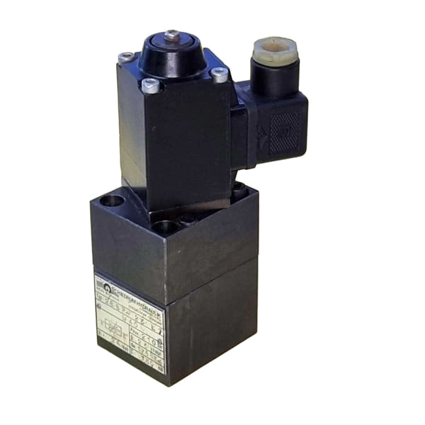pressão máxima 210 BAR, 25L/MIN, 24V, 750mA
