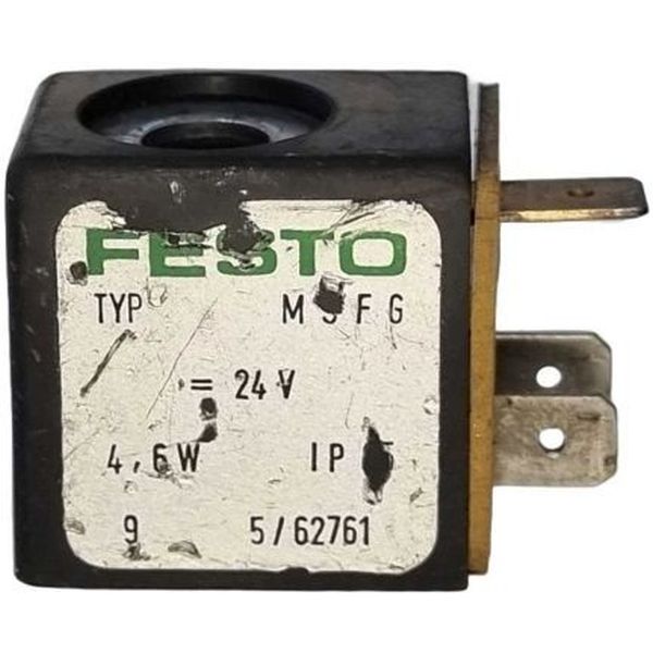 tensão de 24V, potência de 4,6W, encapsulada, ligação elétrica com 3 pinos