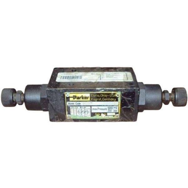 tamanho NG010 (CETOP 5), válvula modular, dupla retenção, fluxo máximo 160l/min, temperatura máxima 350 bar, fluido óleo hidráulico, temperatura -20...70oC