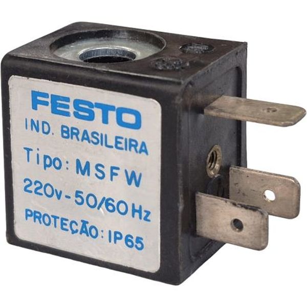 voltagem 220V 50/60Hz, grau de proteção IP65, encapsulada, ligação elétrica com pinos
