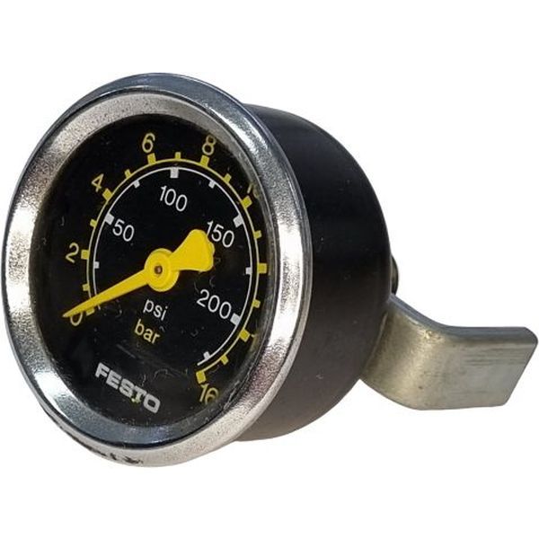 man&ocirc;metro com suporte, fluidos gases inertes / líquidos neutros, visor de ABS, material do pino latão