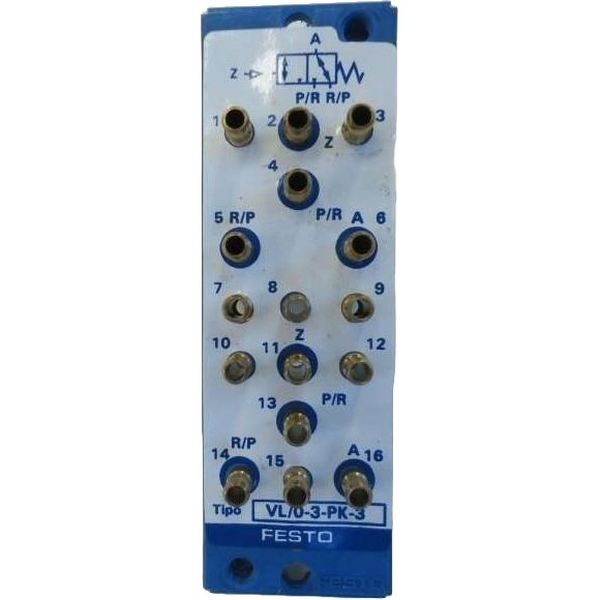 3/2 vias, conexões PK-3, acionamento pneumático, pressão 8bar
