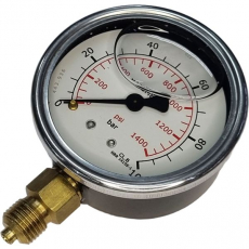 Manômetro 1400psi 100bar - TWE Manômetro 1400psi 100bar - TWE
