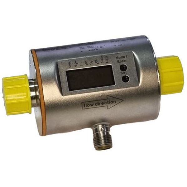 Sensor de vazão, rosca G1/2, pressão de 16bar, temperatura de -10°C a +70°C - IFM
