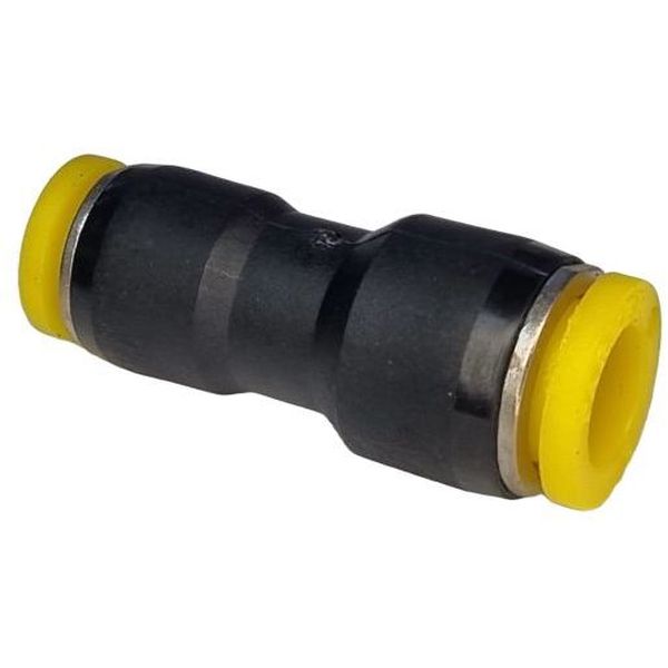 união pneumática reta, união reta de engate rápido, união pneumática, emenda para tubos, união rápida de tubos, emenda rápida de tubos, conexão pneumática, união instantânea, união para tubos pneumáticos, união para mangueiras pneumáticas