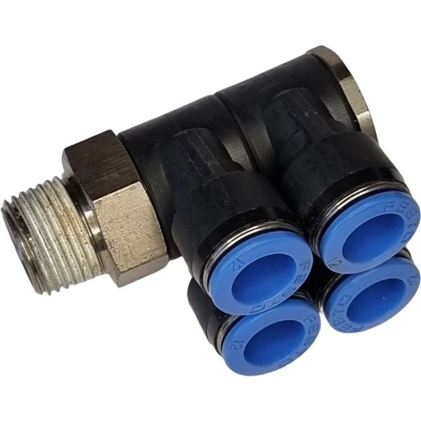 Distribuidor múltiplo, rosca 1/2