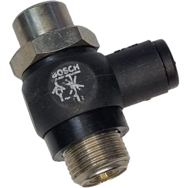 rosca 3/8, diâmetro 8mm, pressão de 10 bar, meio de operação de ar comprimido