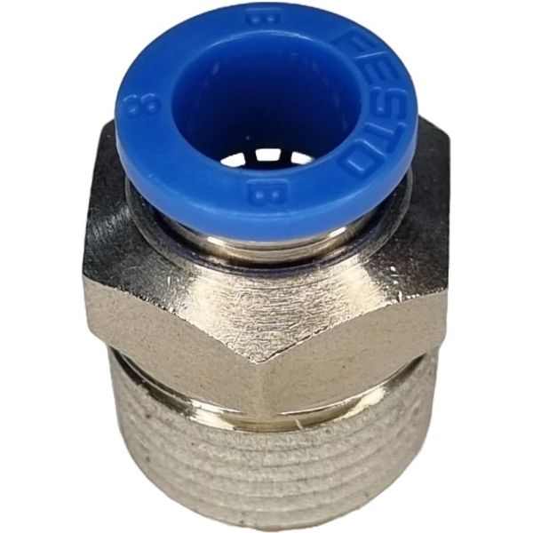 conexão pneumática, conector para ar comprimido, conexão para válvulas pneumáticas, conexão roscada rápida, conexão instantânea
