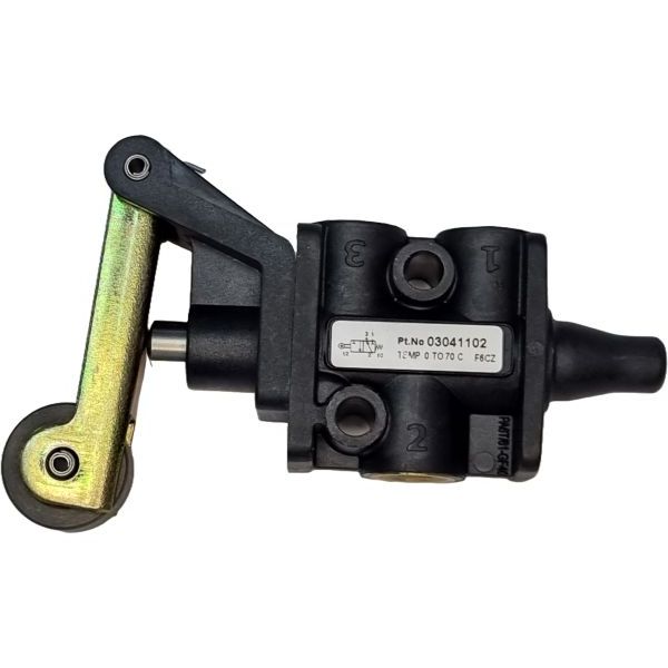 3/2 vias, acionamento rolete, temperatura 0 ~70C, conexões G1/8, fluido ar filtrado