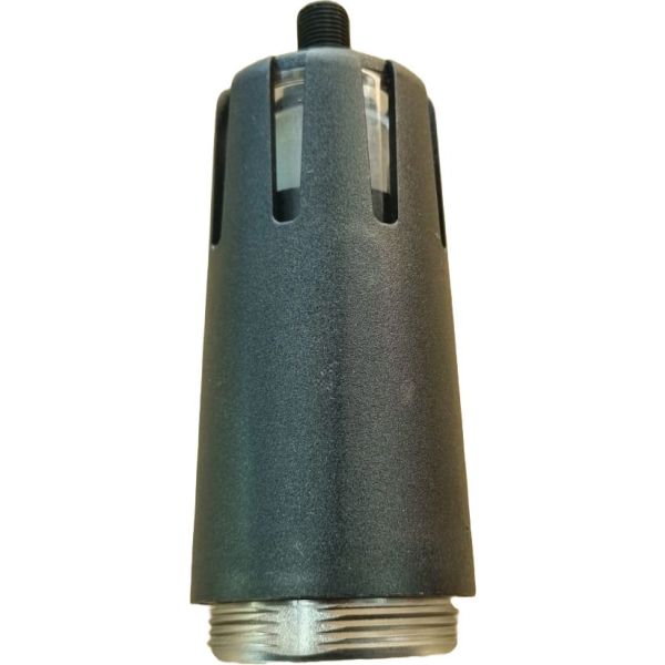 copo de policarbonato com proteção em polietileno para filtros da Série 211 mini. Efetuamos o serviço de manutenção técnica nos produtos da linha de tratamento de ar.