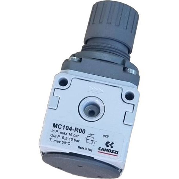 Série MC, tamanho G1/4, porta G1/4, materiais zama / latão / NBR / tecnopolímero, temperatura de operação -5 ... 50oC, fluido ar comprimido