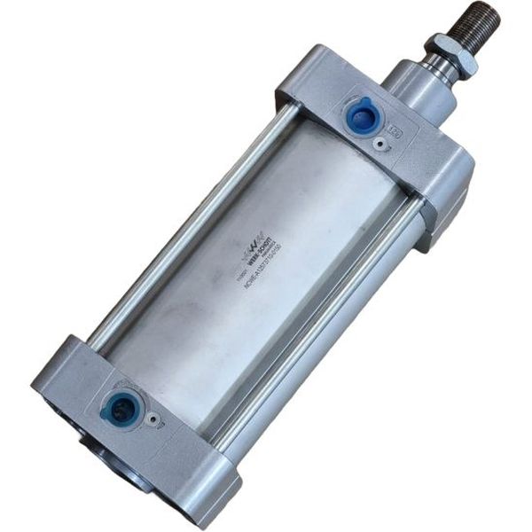 cilindro padronizado de dupla ação, diâmetro 125mm, curso 150mm, dupla ação, amortecimento ajustável, tirantado