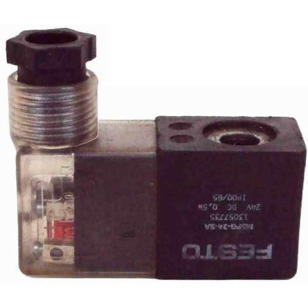 tensão 24VDC, grau de proteção IP00/65, encapsulada, ligação elétrica com plugue