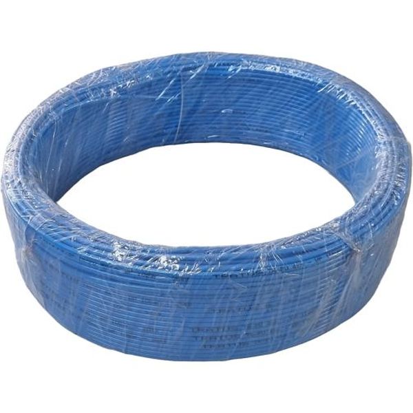 Tudo PU, pressão de 10bar e de ruptura de 22bar, raio de 50mm azul