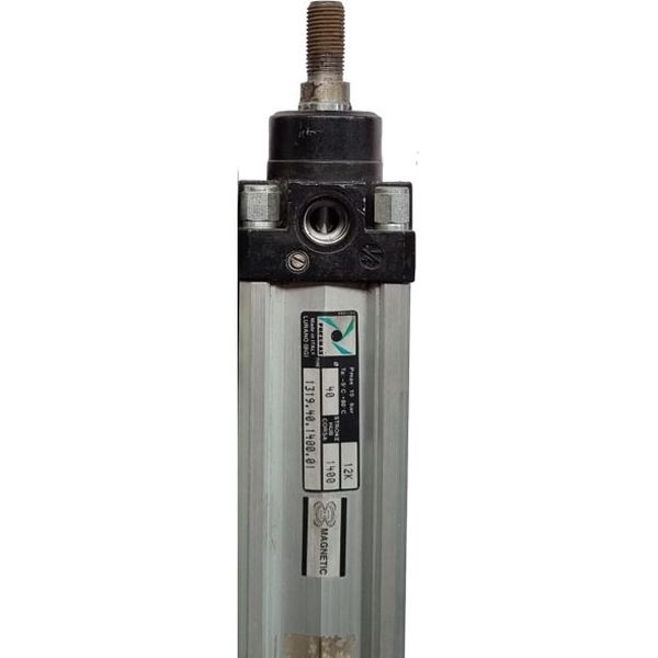 diâmetro 40mm, curso 1400mm, conformidade com ISO 15552
