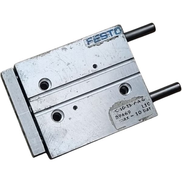 Cilindro 89469, diâmetro de 10mm, curso de 15mm, pressão de 8 bar, dupla ação -  FESTO usado