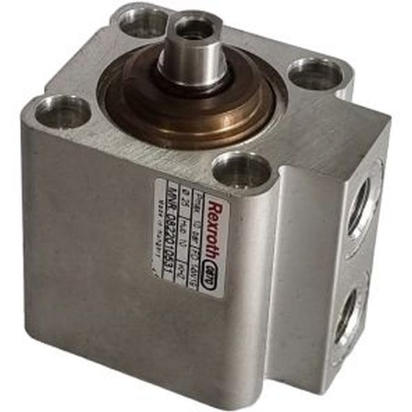 Cilindro pneumático 25x10mm, dupla ação, pressão de 10 bar, rosca G 1/8 -  REXROTH
