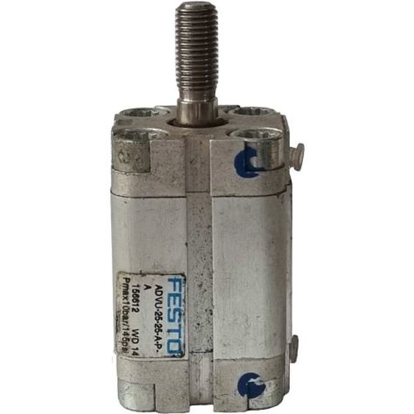Cilindro pneumático 25x25mm, pressão de 10bar, rosca M5 - FESTO seminovo