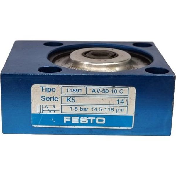 diâmetro 50mm, curso 10mm, fluido ar comprimido