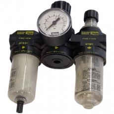 Conjunto lubrifil filtro A1531 regulador A1561B lubrificador a1581 man&ocirc;metro - PARKER SCHRADER BELLOWS