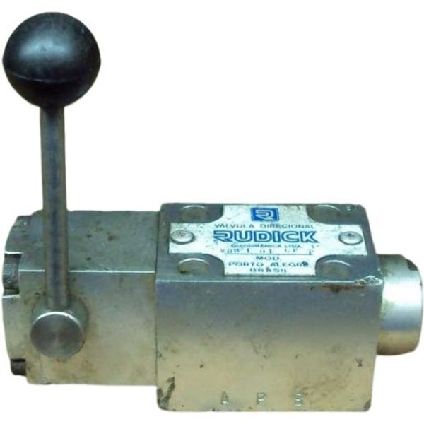 acionamento manual, 4 vias, centrada por molas, vazão máxima 40l/min, temperatura de operação -10...70oC, faixa de pressão pórticos A /B / P 210bar, T 150bar
