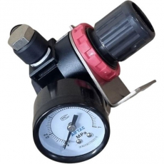 Regulador com man&ocirc;metro 1MPa e suporte - AIRTAC usado