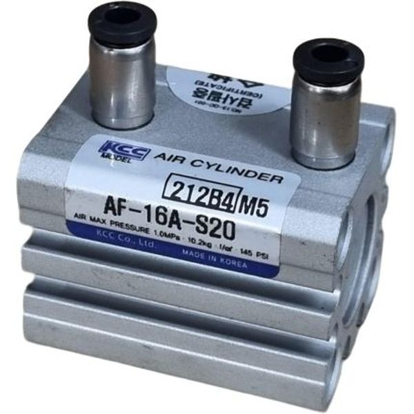 Cilindro pneumático 16x20mm, pressão de operação 9bar, cilindro de simples ação