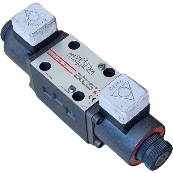 4/3 vias, tamanho 6, ISO 4401-03, duplo solenóide, vazão de 60 l/min, pressão de 350bar. Válvula obsoleta. Temos estoque. Consulte-nos.