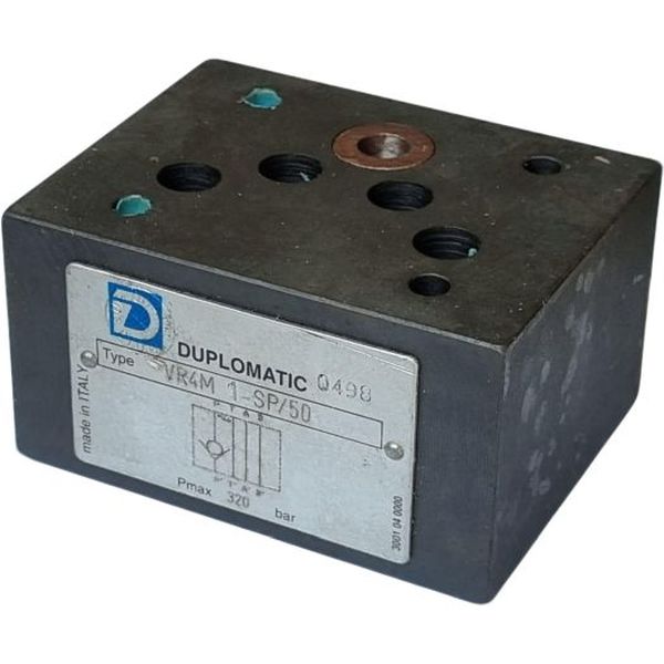 Série VR4m, versão modular, ISO 4401-05, pressão máxima 320bar, fluxo máxima 100 l/min, retenção em P