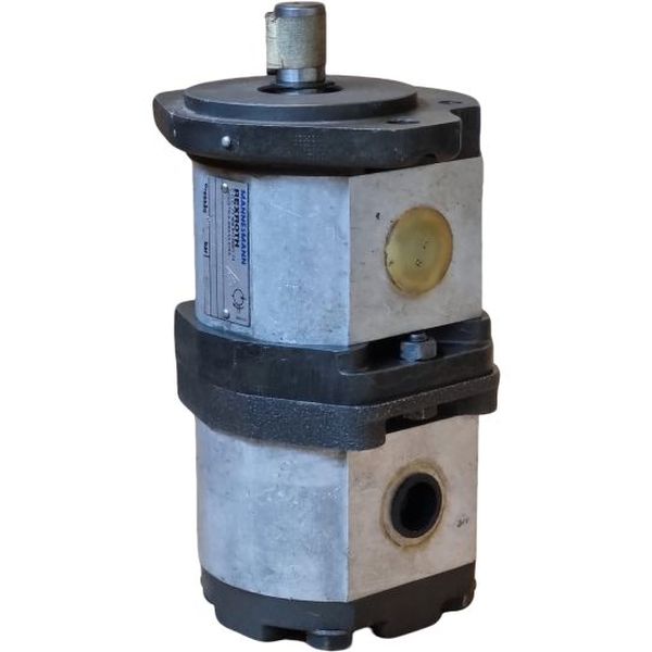 Bomba de engrenagens dupla 1PF2G2 1PF2G2. Fornece dois fluxos hidráulicos simultâneos, ideal para sistemas que requerem desempenho eficiente e compacto - REXROTH seminova