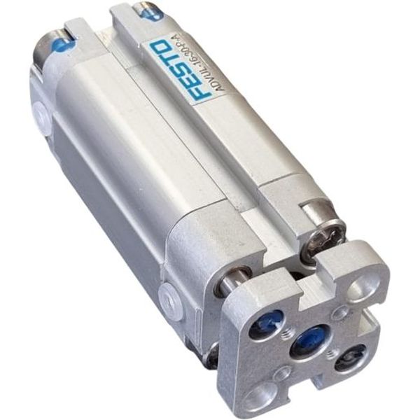 Cilindro pneumático de dupla ação 16x30mm, ISO 21287, conexão M5, pressão de 10bar - FESTO