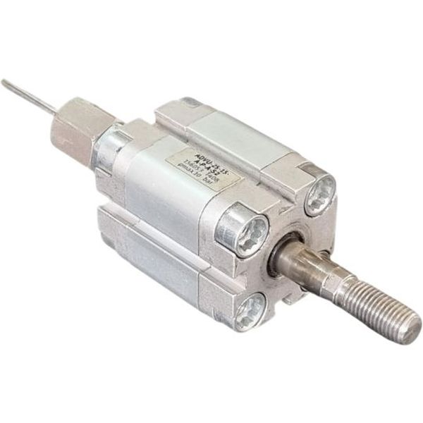 Cilindro pneumático 25x15mm de dupla ação, ISO 21287, AS2, conexão G1/8, pressão 10bar -FESTO seminovo